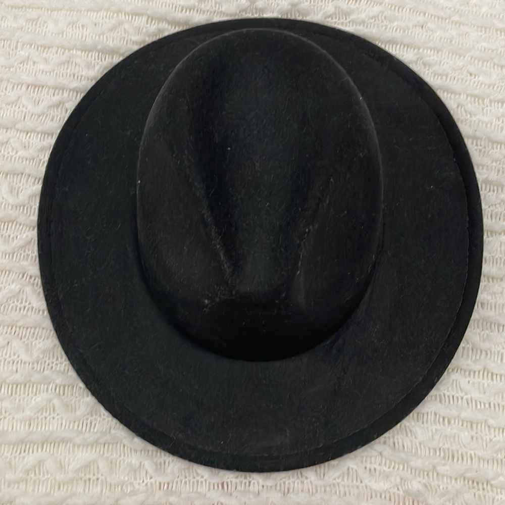 Black hat with rhinestones